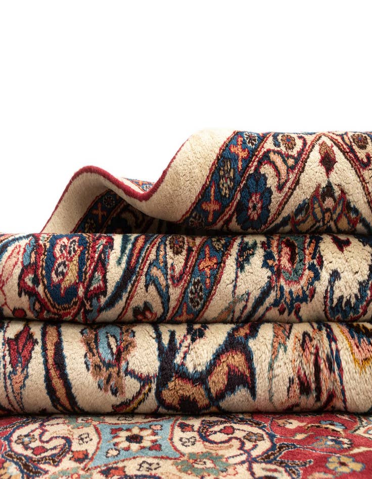 Detail image of  7' 9 x 11' 5 Mashad Wool Rug