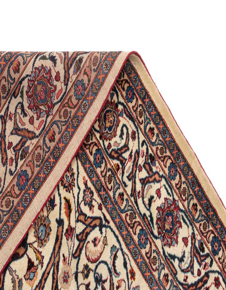 Detail image of  7' 9 x 11' 5 Mashad Wool Rug