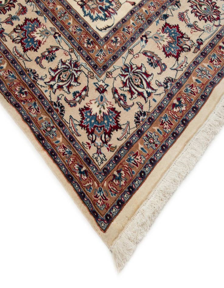 Detail image of  9' 9 x 13' 4  Hand Knotted Mashad Persian Wool Rug