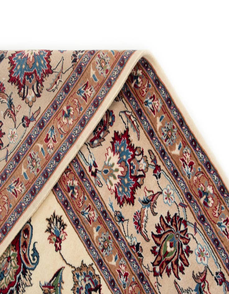 Detail image of  9' 9 x 13' 4  Hand Knotted Mashad Persian Wool Rug