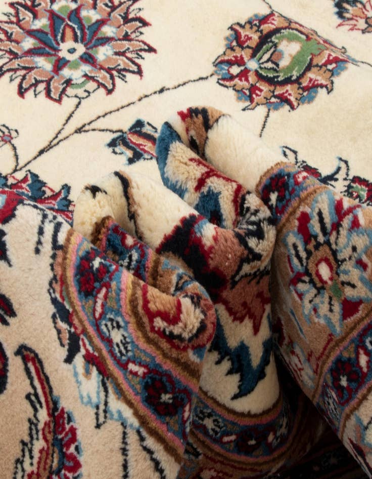 Detail image of  9' 9 x 13' 4  Hand Knotted Mashad Persian Wool Rug