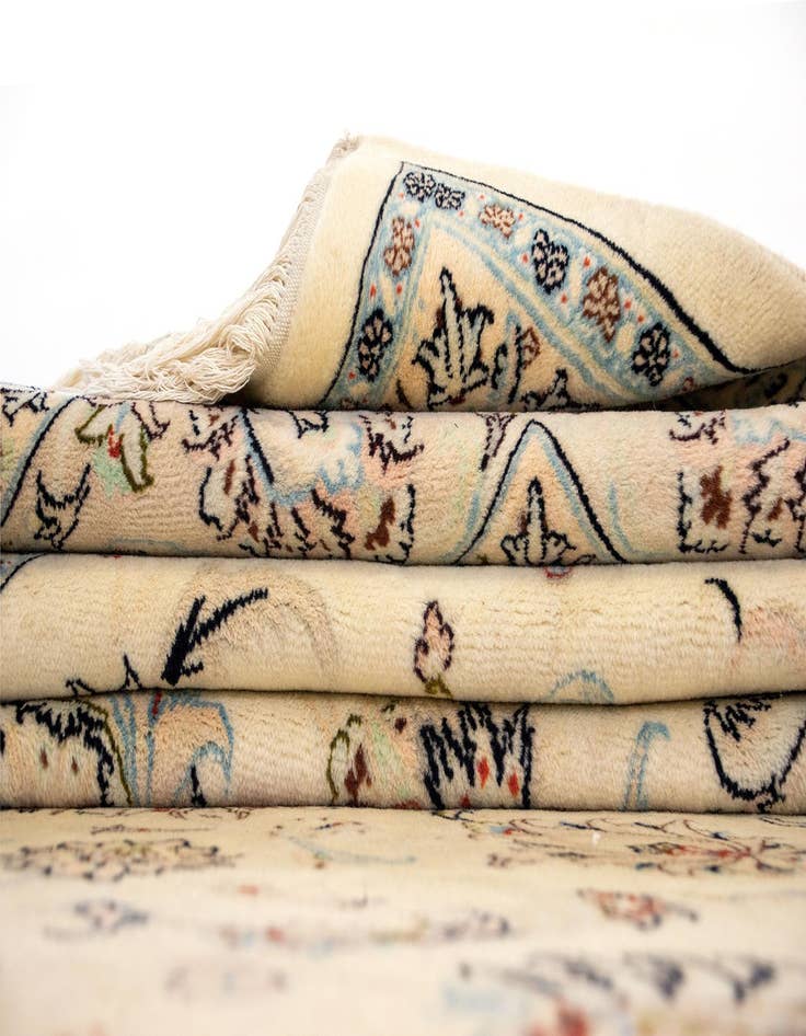 Detail image of  9' 10 x 13' 1  Hand Knotted Mashad Persian Rug