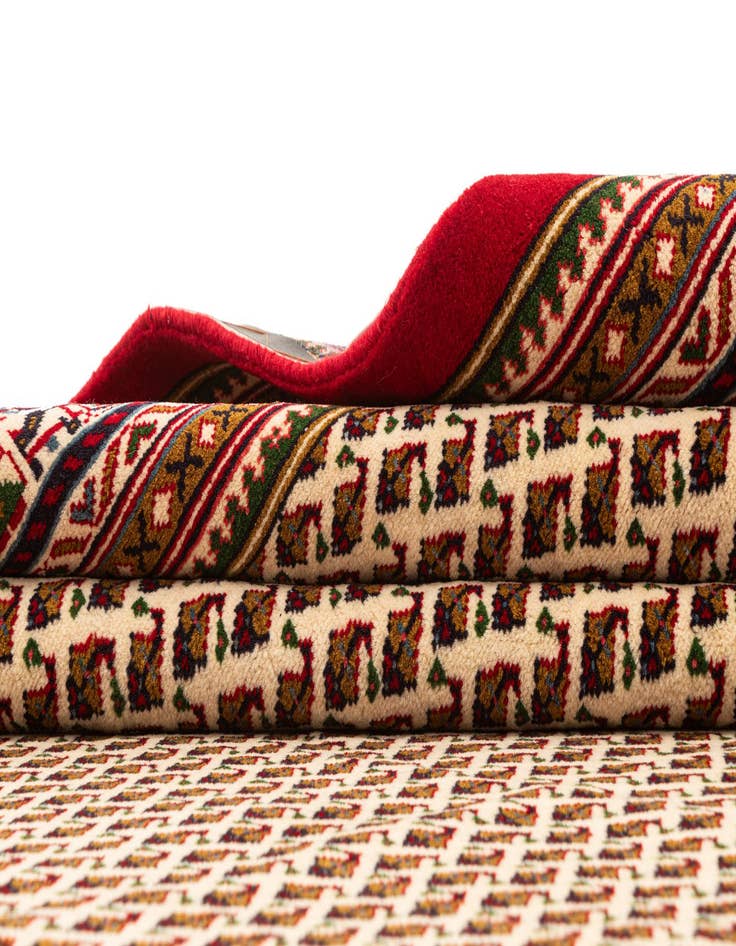 Detail image of  7' 2 x 8' 7  Hand Knotted Mir Rug