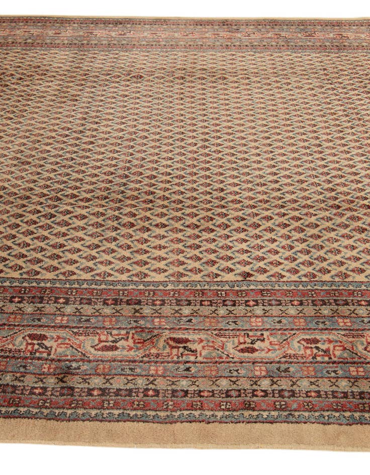 Detail image of  7' 5 x 10' 8  Hand Knotted Mir Wool Rug