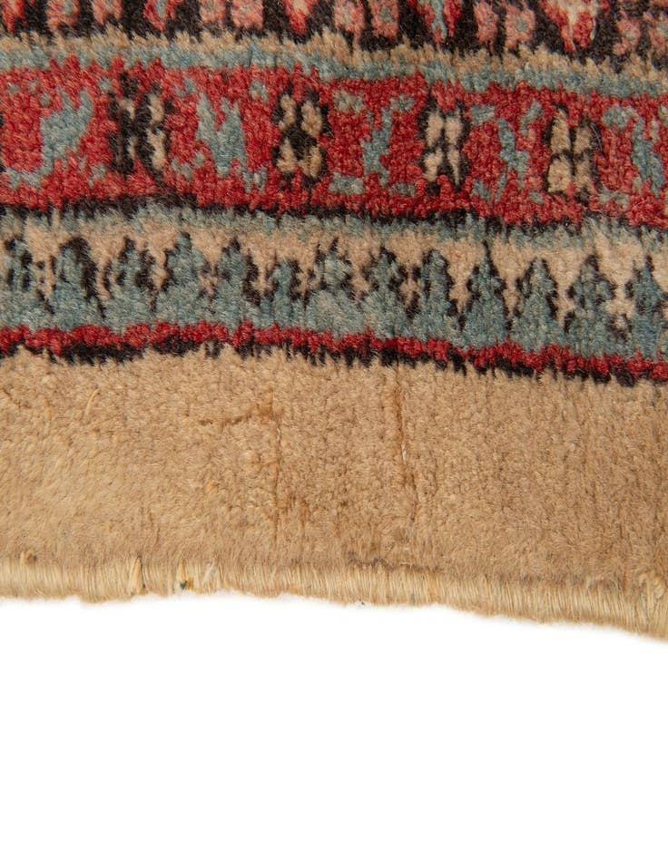 Detail image of  7' 5 x 10' 8  Hand Knotted Mir Wool Rug