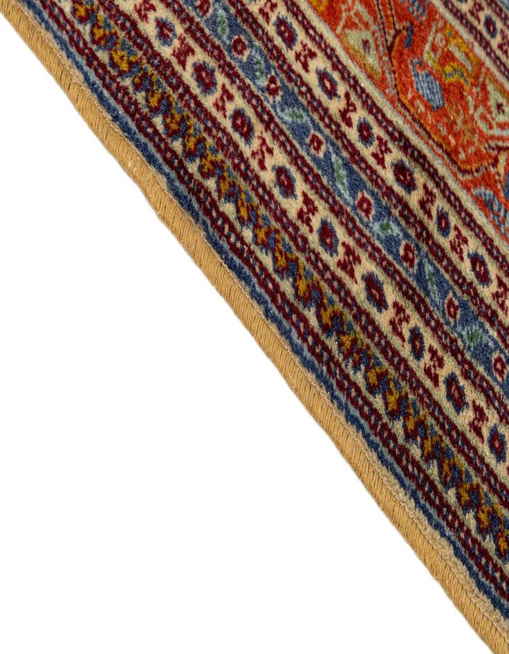 Detail image of  8' 1 x 11' 5  Hand Knotted Mir Wool Rug