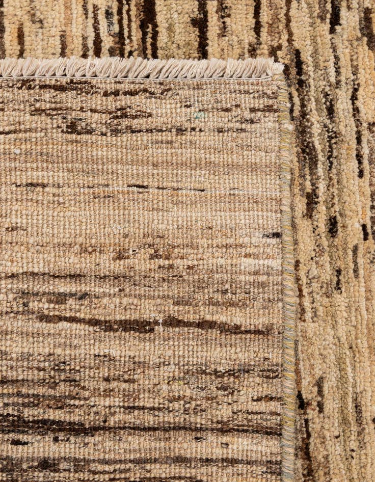 Detail image of  6' 4 x 9' 3  Hand Knotted Modern Ziegler Wool Rug