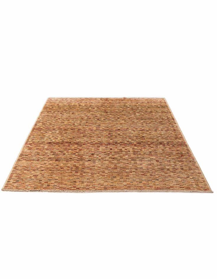 Detail image of  7' 6 x 9' 2  Hand Knotted Modern Ziegler Wool Rug