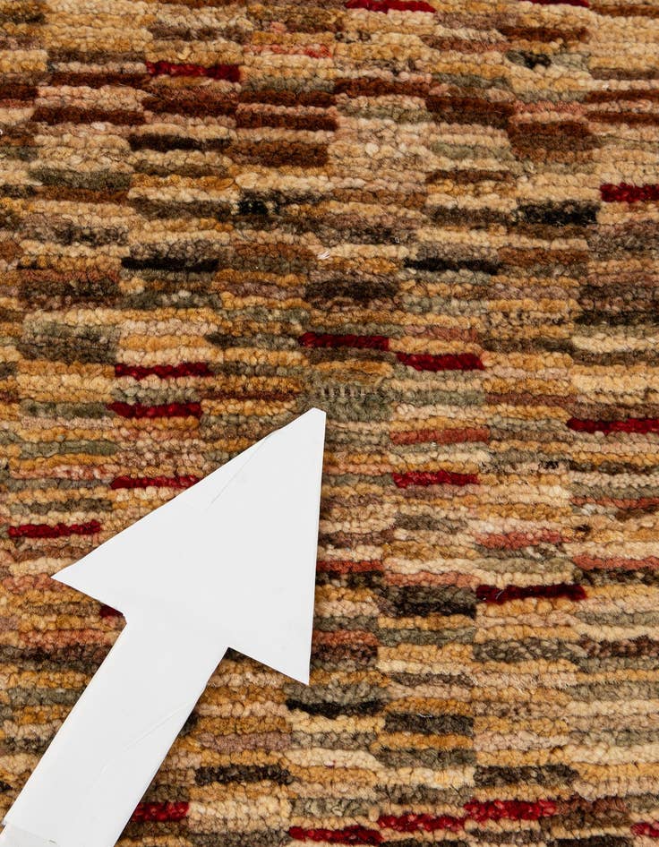 Detail image of  7' 6 x 9' 2  Hand Knotted Modern Ziegler Wool Rug