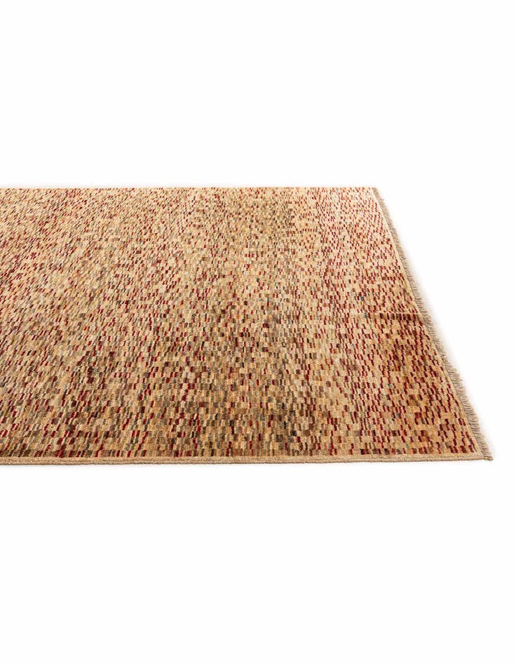 Detail image of  7' 6 x 9' 2  Hand Knotted Modern Ziegler Wool Rug