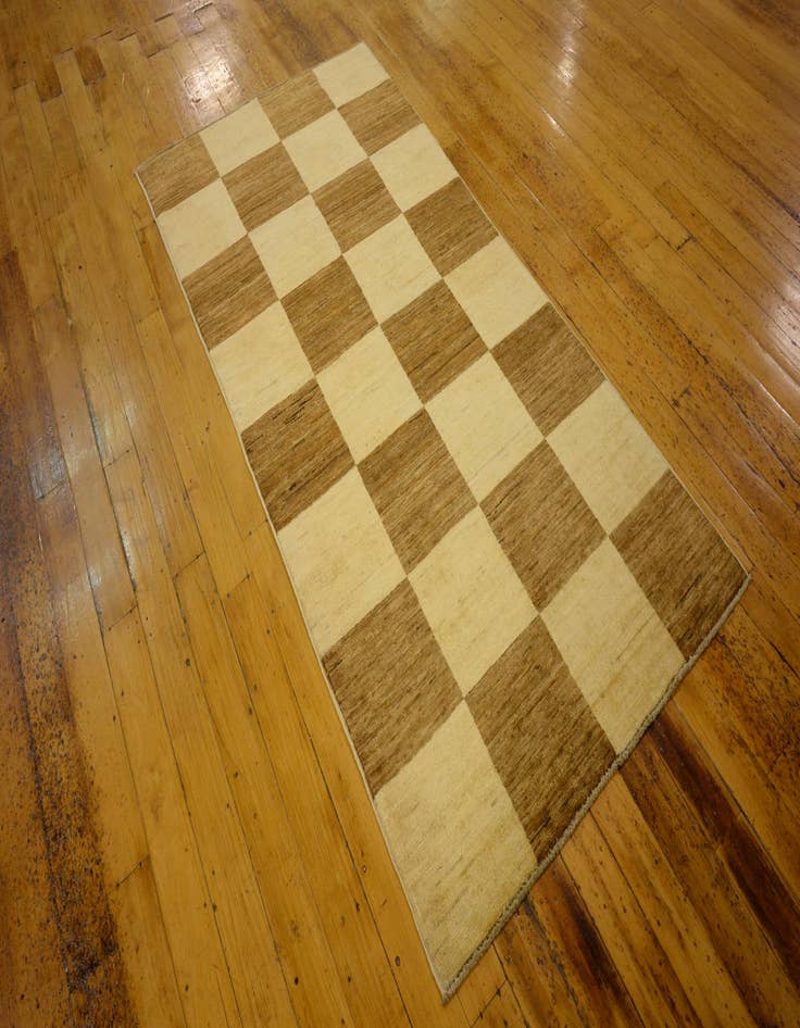 Detail image of  3' 4 x 6' 6  Hand Knotted Modern Ziegler Oriental Rug