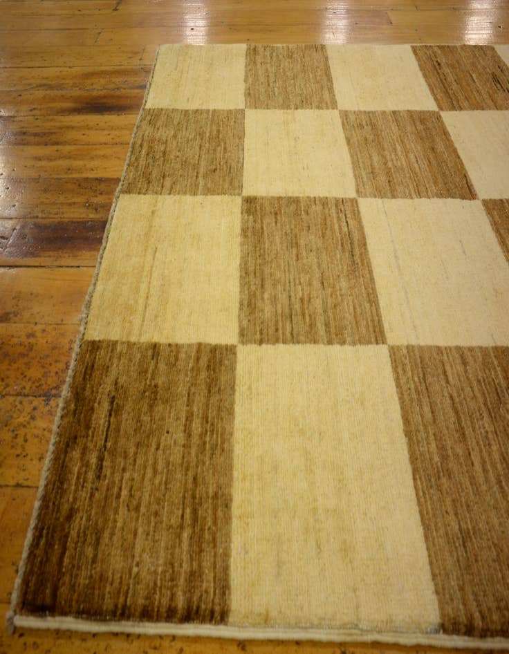 Detail image of  3' 4 x 6' 6  Hand Knotted Modern Ziegler Oriental Rug