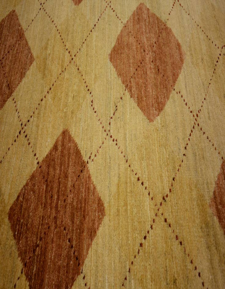 Detail image of  4' 9 x 6'  Hand Knotted Modern Ziegler Oriental Rug