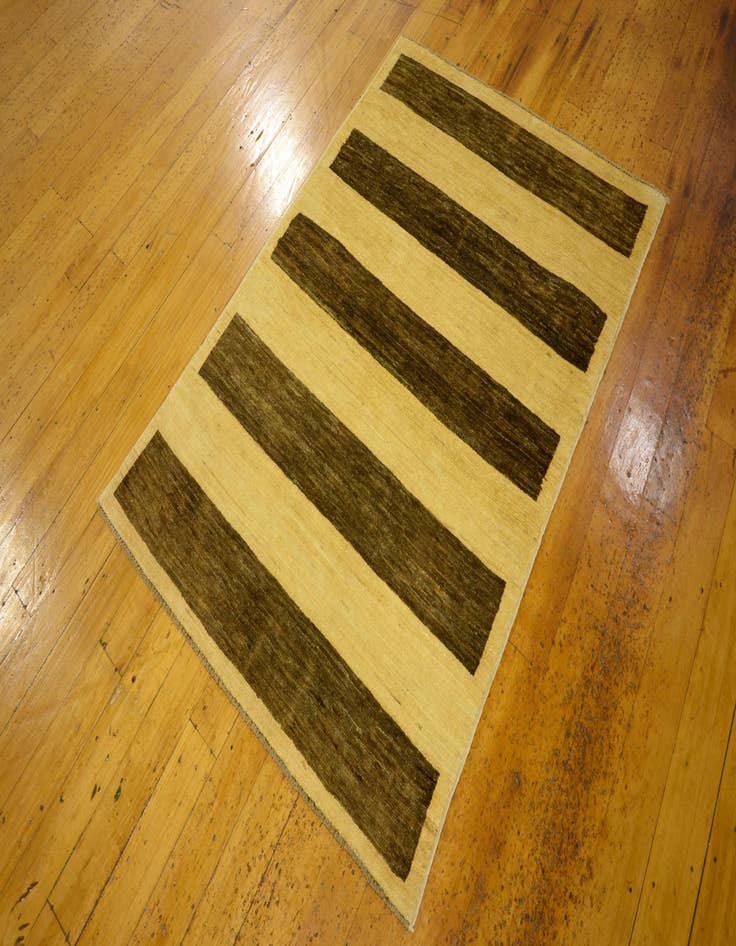 Detail image of  3' 3 x 4' 7  Hand Knotted Modern Ziegler Oriental Rug