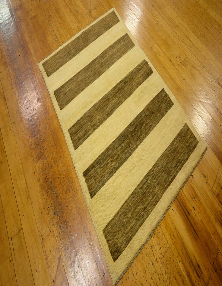 Detail image of  3' 3 x 4' 7  Hand Knotted Modern Ziegler Oriental Rug