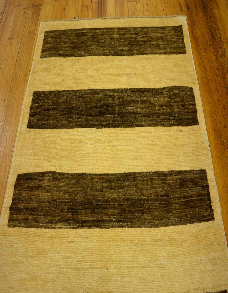 Detail image of  3' 3 x 4' 7  Hand Knotted Modern Ziegler Oriental Rug