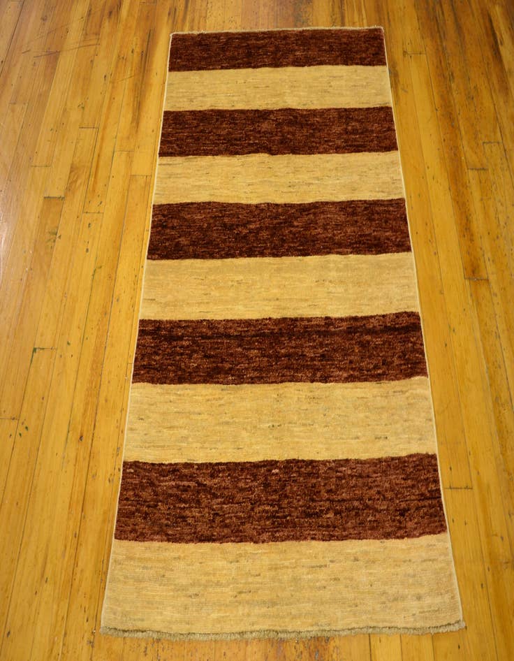 Detail image of  3' 5 x 4' 9  Hand Knotted Modern Ziegler Oriental Rug