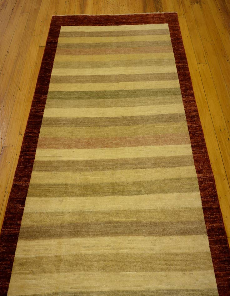 Detail image of  4' 1 x 6' 7  Hand Knotted Modern Ziegler Oriental Rug