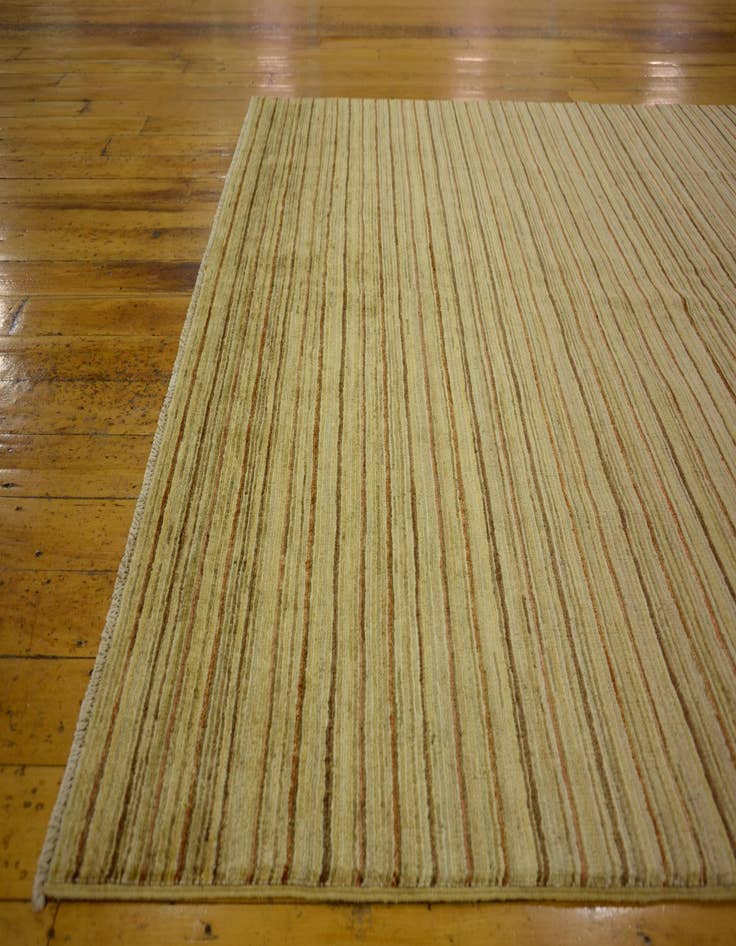 Detail image of  4' 9 x 6' 6  Hand Knotted Modern Ziegler Oriental Rug