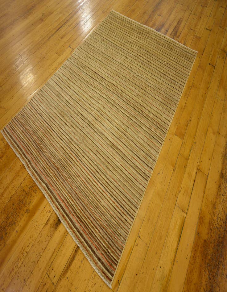 Detail image of  4' 9 x 6' 6  Hand Knotted Modern Ziegler Oriental Rug