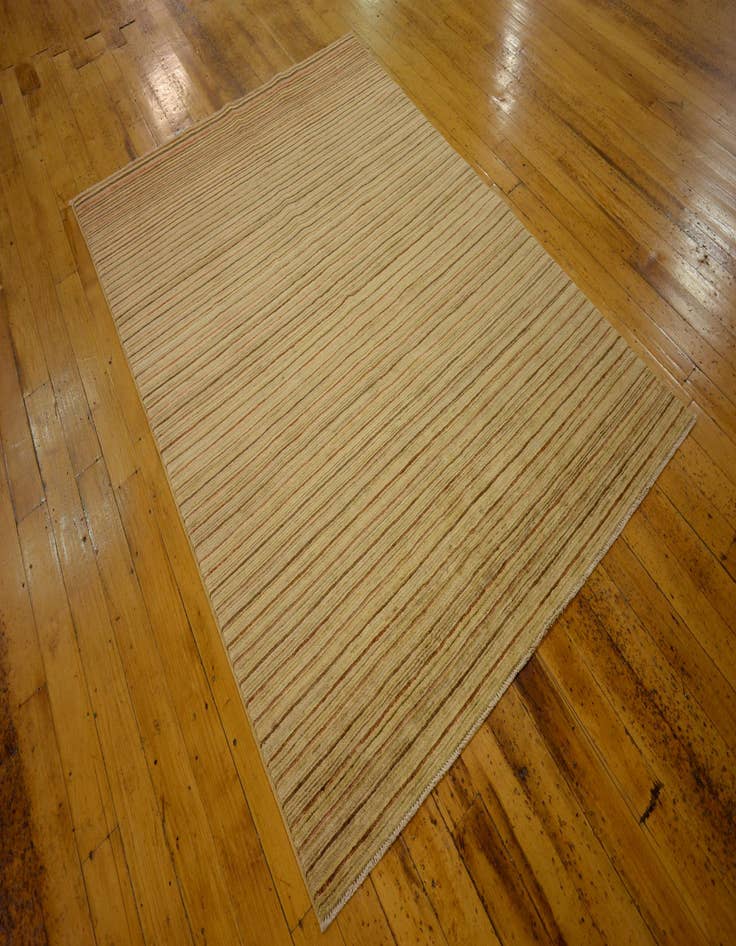 Detail image of  4' 9 x 6' 6  Hand Knotted Modern Ziegler Oriental Rug