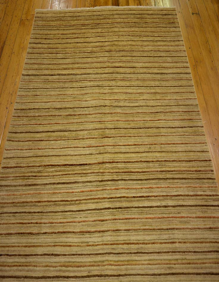 Detail image of  4' 9 x 6' 6  Hand Knotted Modern Ziegler Oriental Rug