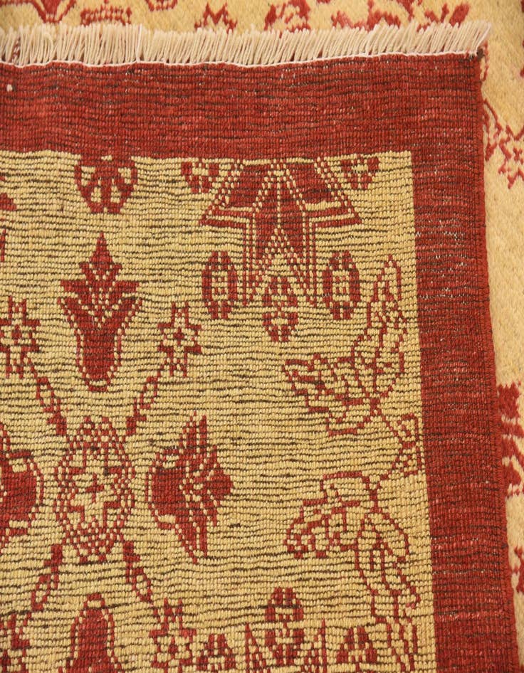 Detail image of  3' 9 x 4' 10  Hand Knotted Modern Ziegler Rug