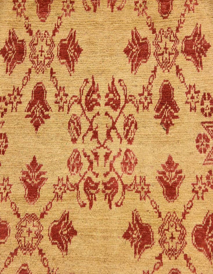 Detail image of  3' 9 x 4' 10  Hand Knotted Modern Ziegler Rug