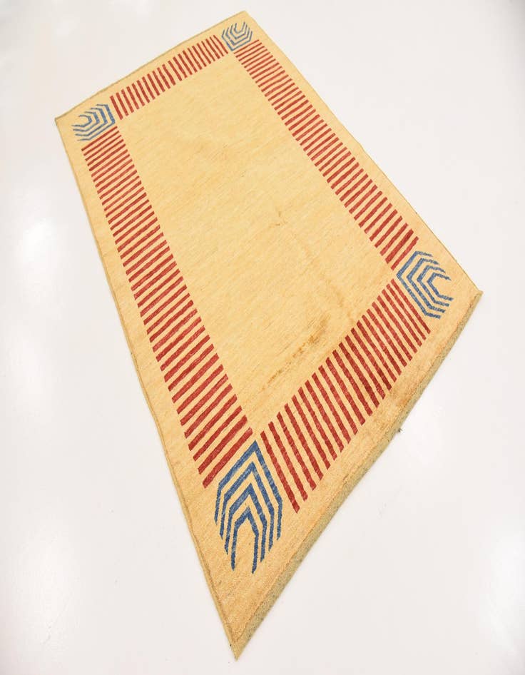 Detail image of  4' 5 x 6' 4  Hand Knotted Modern Ziegler Rug