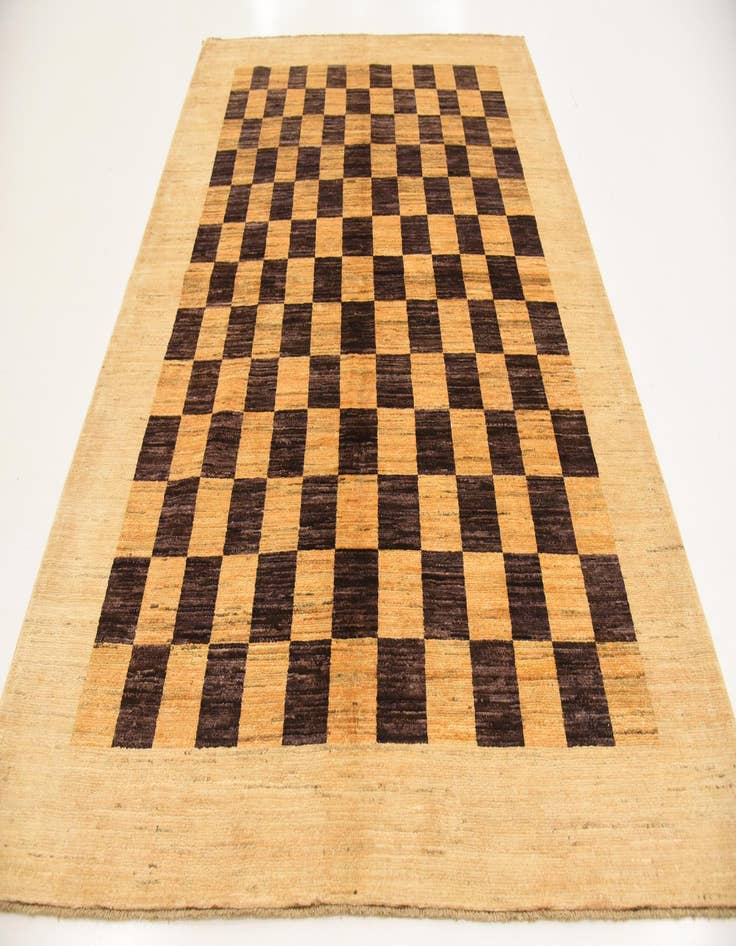 Detail image of  5' 8 x 7' 9  Hand Knotted Modern Ziegler Rug