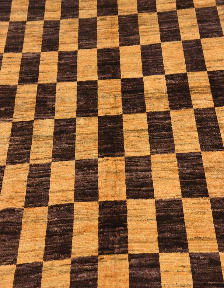 Detail image of  5' 8 x 7' 9  Hand Knotted Modern Ziegler Rug