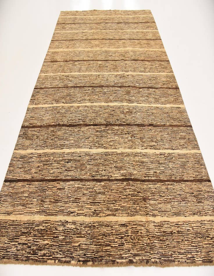 Detail image of  6' 8 x 9' 6  Hand Knotted Modern Ziegler Rug