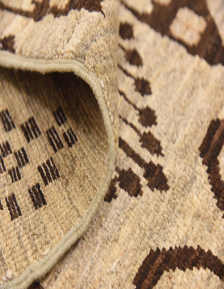 Detail image of  6' x 9'  Hand Knotted Modern Ziegler Rug