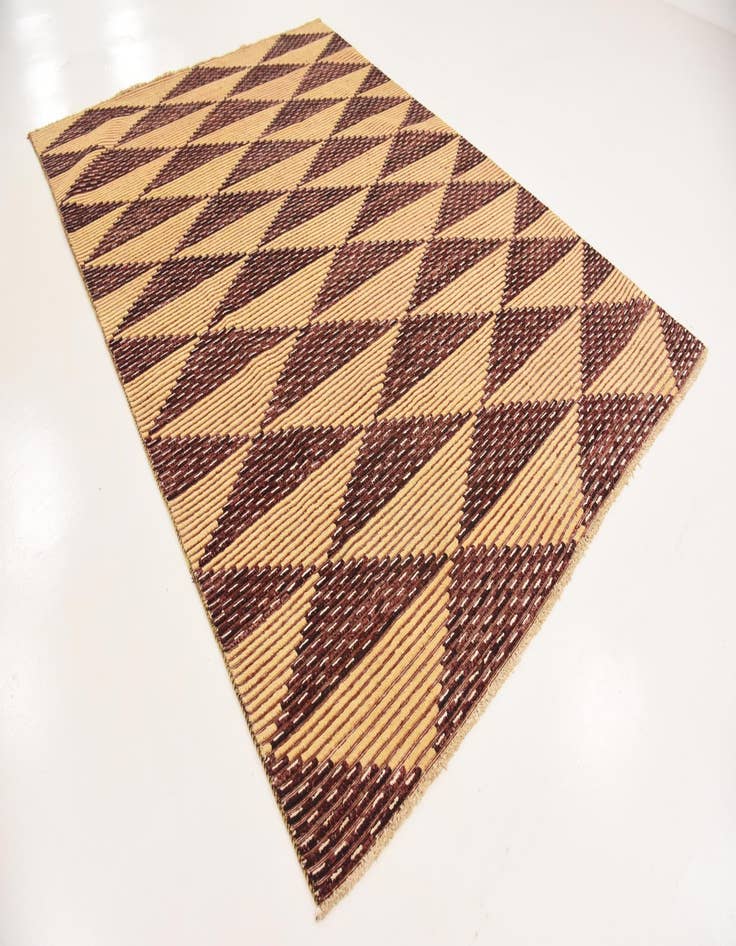 Detail image of  6' 5 x 9' 6  Hand Knotted Modern Ziegler Rug