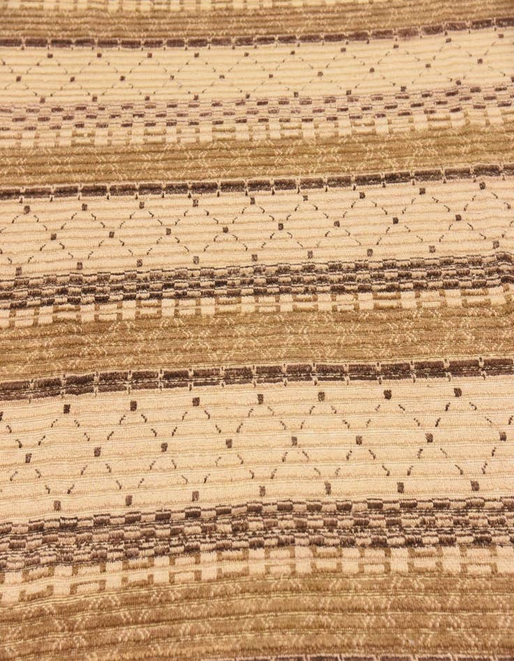 Detail image of  6' 3 x 10' 9  Hand Knotted Modern Ziegler Rug