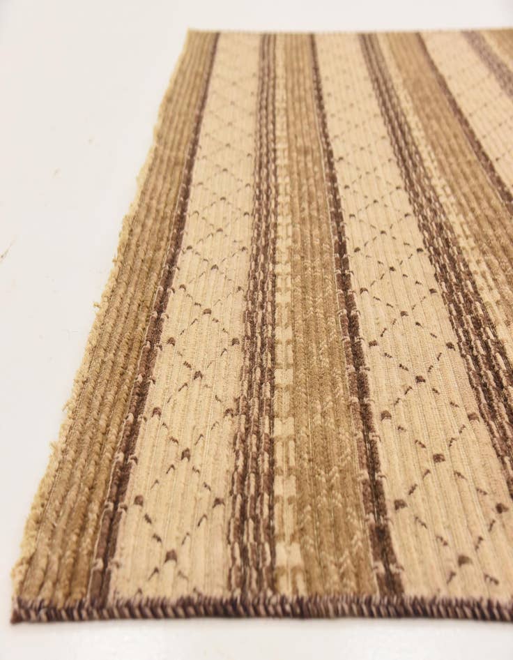 Detail image of  6' 3 x 10' 9  Hand Knotted Modern Ziegler Rug