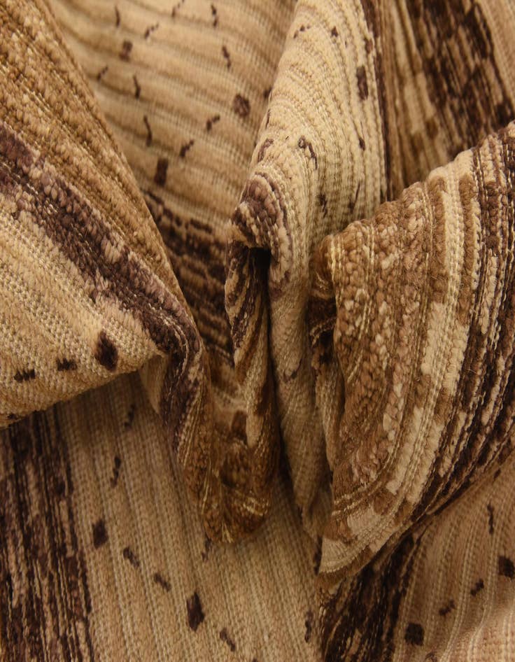 Detail image of  6' 3 x 10' 9  Hand Knotted Modern Ziegler Rug