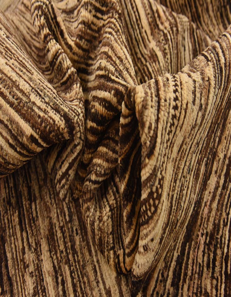 Detail image of  6' 7 x 8' 6  Hand Knotted Modern Ziegler Rug