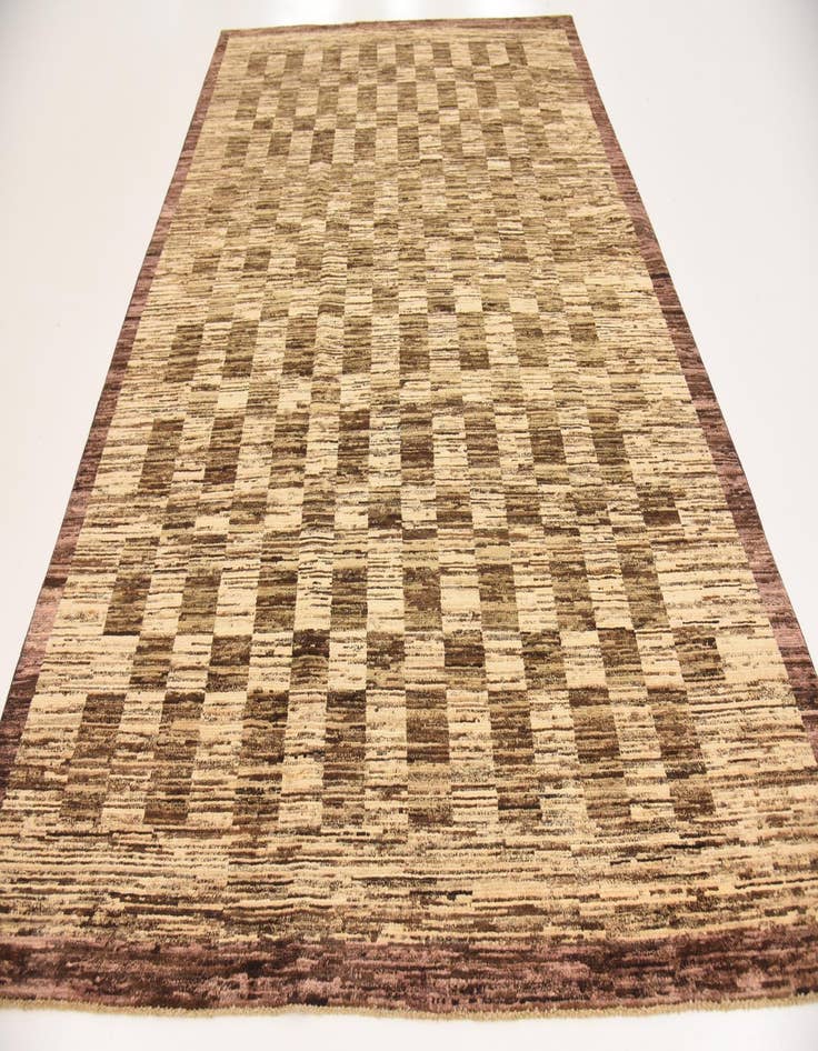 Detail image of  6' 8 x 9' 6  Hand Knotted Modern Ziegler Rug