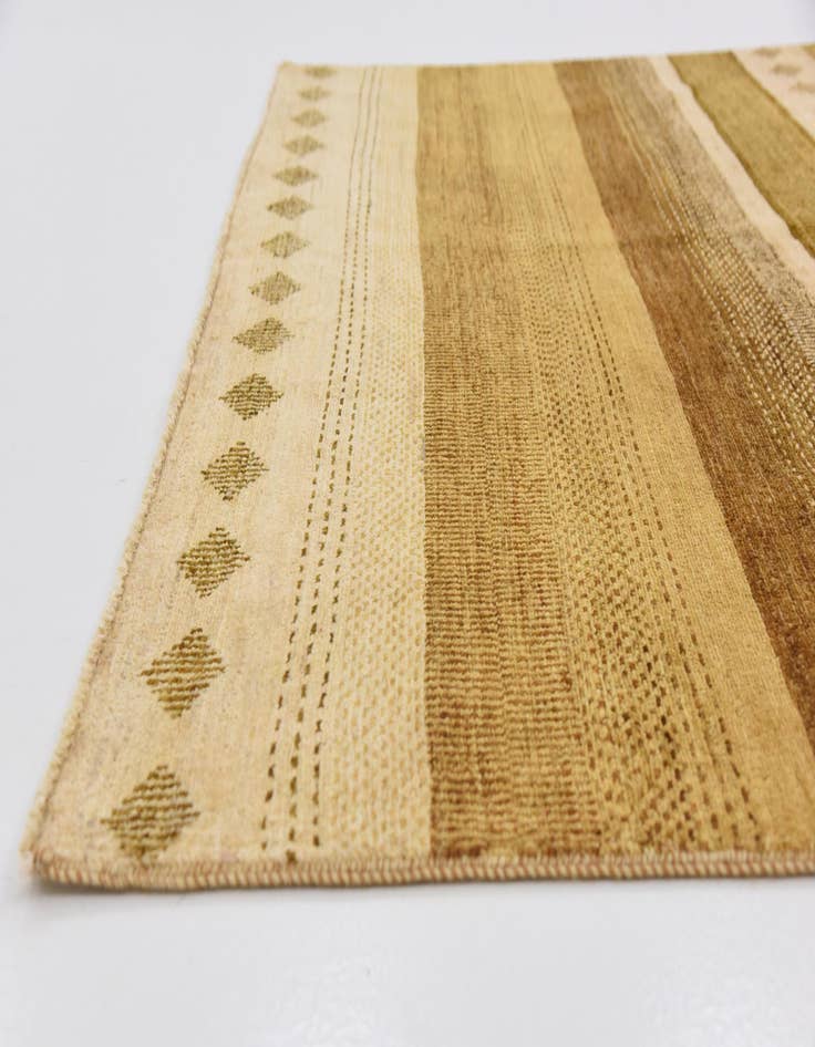 Detail image of  5' 6 x 8' 2  Hand Knotted Modern Ziegler Rug