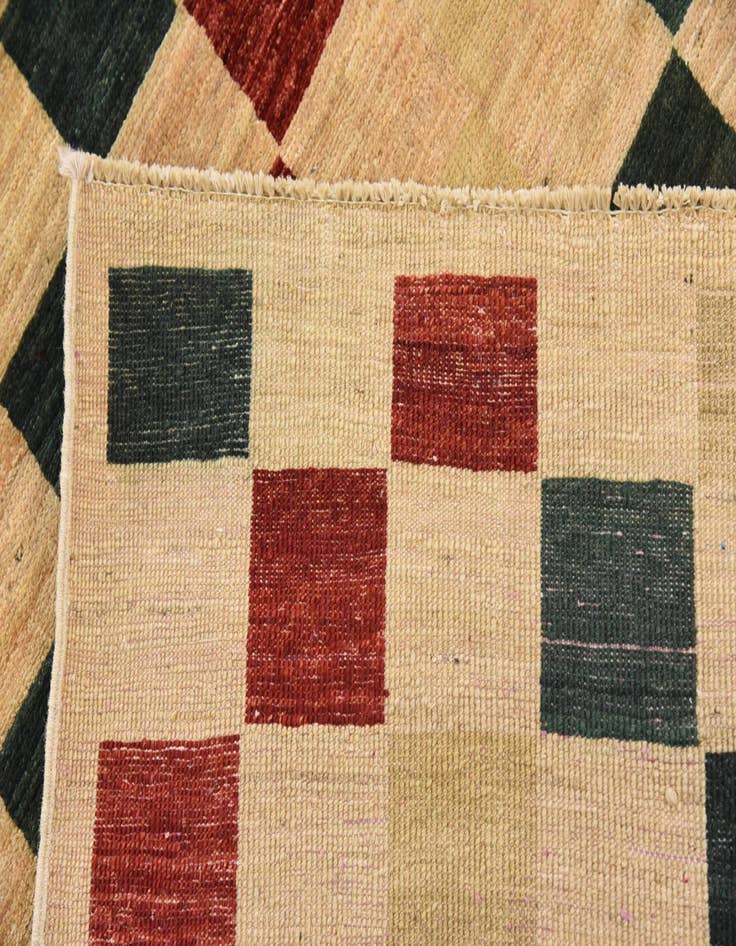 Detail image of  5' x 6' 7  Hand Knotted Modern Ziegler Rug