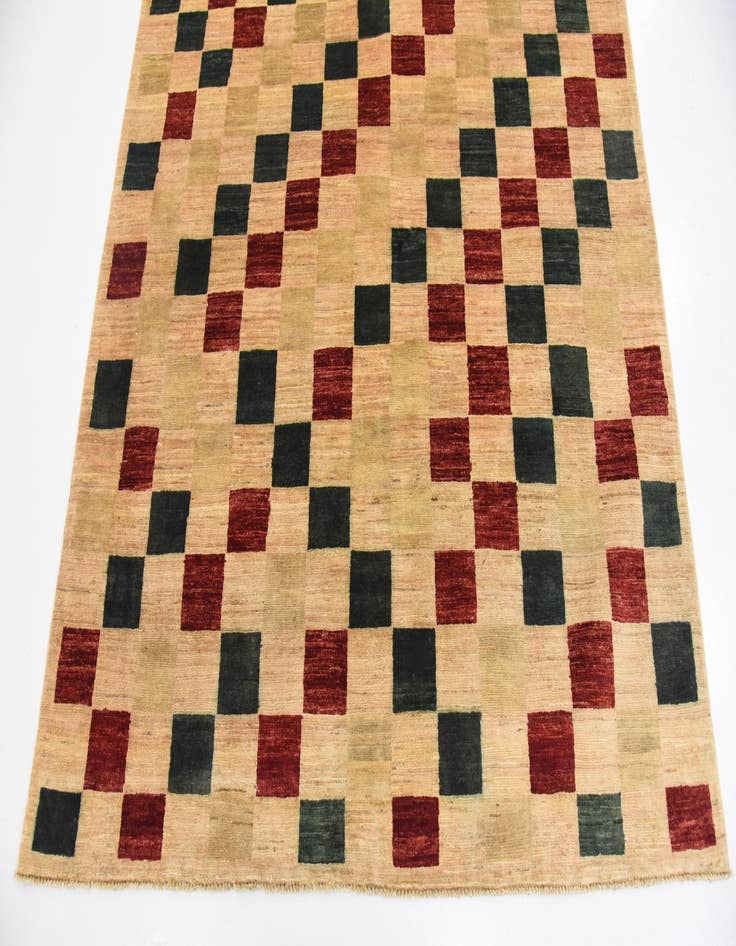 Detail image of  5' x 6' 7  Hand Knotted Modern Ziegler Rug