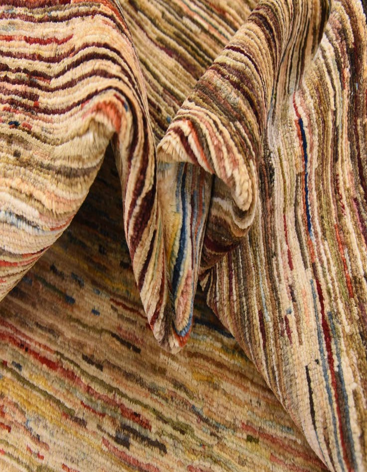 Detail image of  5' x 6' 6  Hand Knotted Modern Ziegler Rug