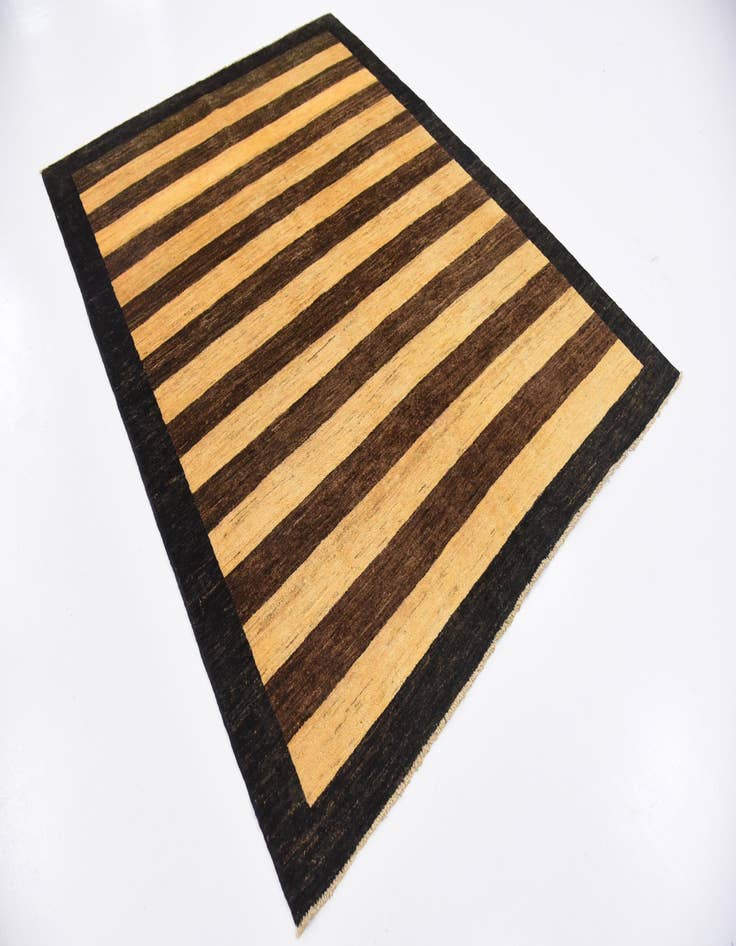 Detail image of  5' x 6' 3  Hand Knotted Modern Ziegler Rug