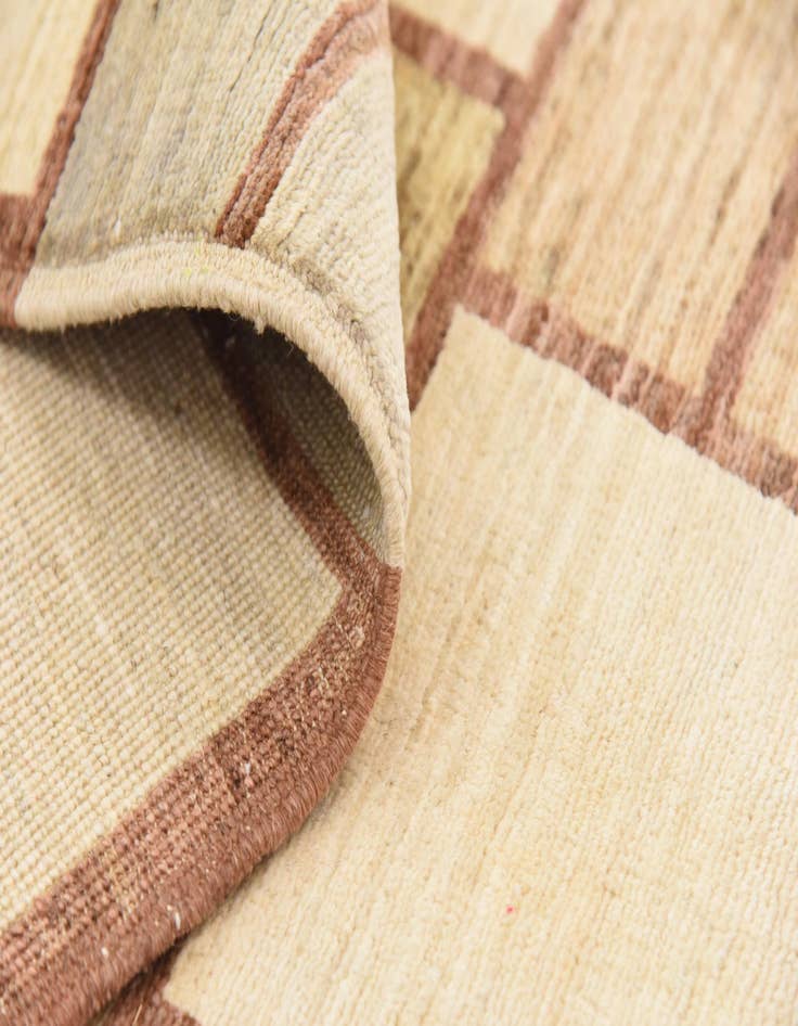 Detail image of  6' 7 x 8' 8  Hand Knotted Modern Ziegler Oriental Rug