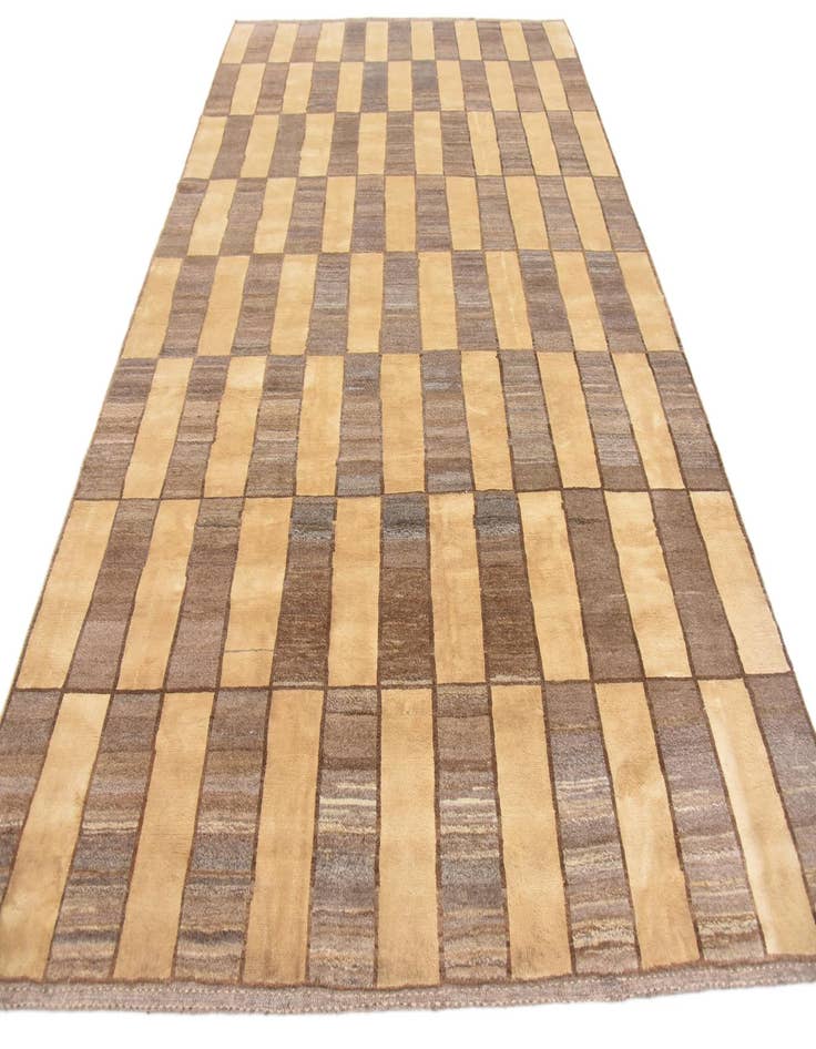 Detail image of  6' 6 x 9' 10  Hand Knotted Modern Ziegler Oriental Rug