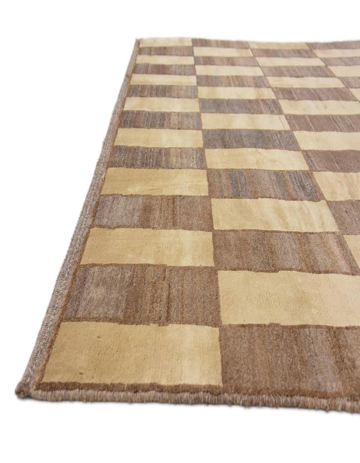 Detail image of  6' 6 x 9' 10  Hand Knotted Modern Ziegler Oriental Rug