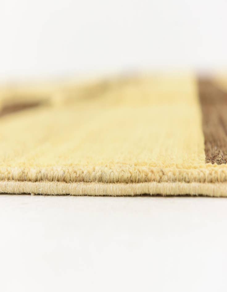 Detail image of  6' 9 x 9' 7  Hand Knotted Modern Ziegler Oriental Rug