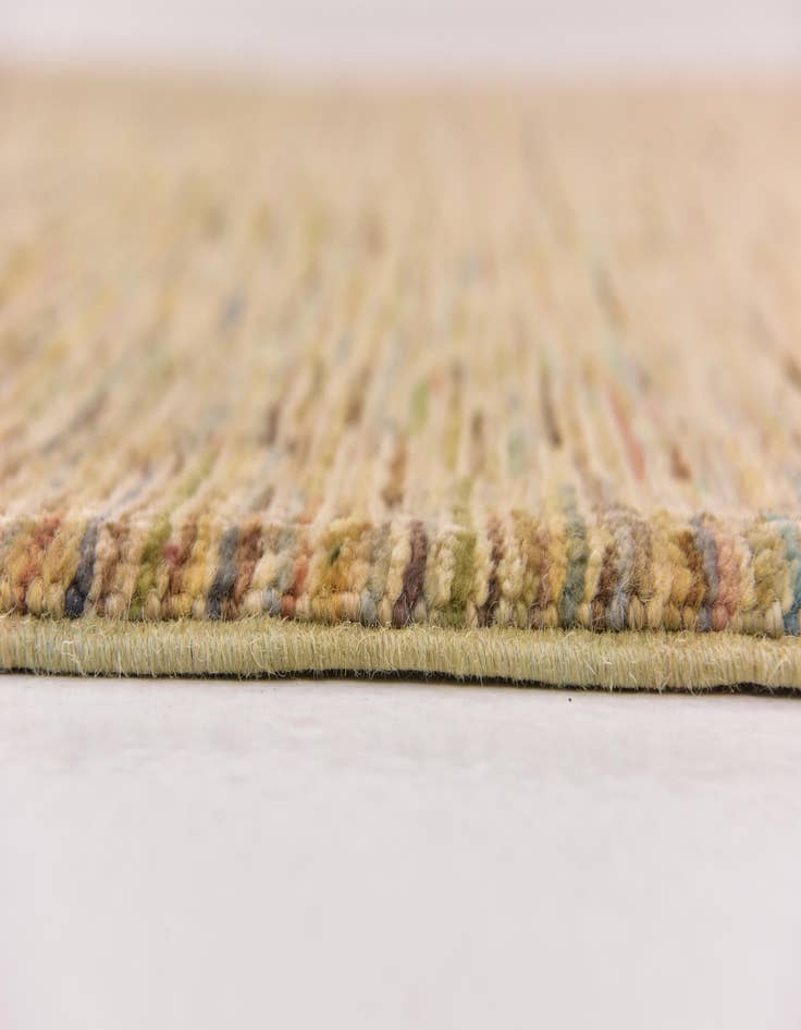 Detail image of  5' x 6' 6  Hand Knotted Modern Ziegler Oriental Rug