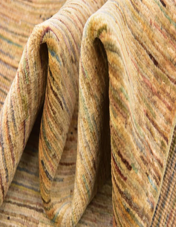 Detail image of  5' x 6' 6  Hand Knotted Modern Ziegler Oriental Rug